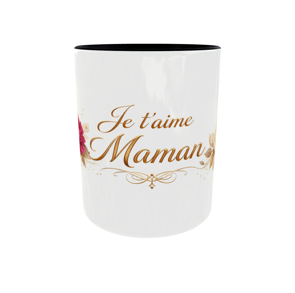 pot crayon je taime maman vue face message fete meres fleurs ceramique