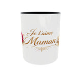 pot crayon je taime maman vue face message fete meres fleurs ceramique