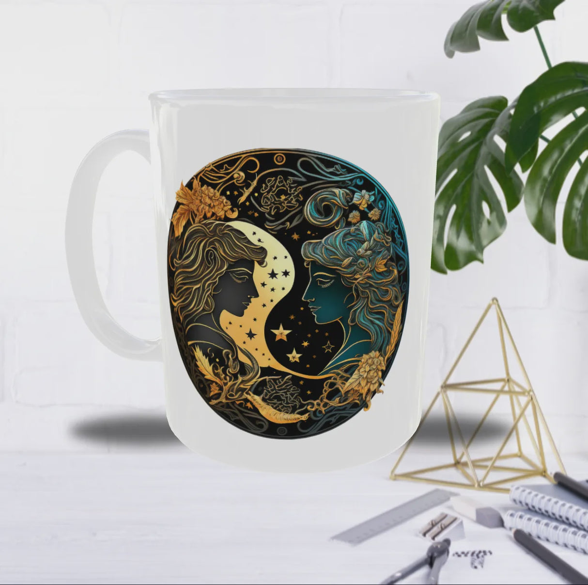 Zodiac 1 – Mug Gémeaux | Les Deux Âmes Étoilées