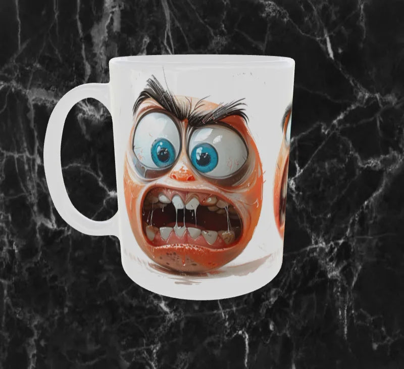 Mug Humour – Les Trois Grimaces Déjantées (Visages Expressifs & Dents XXL)