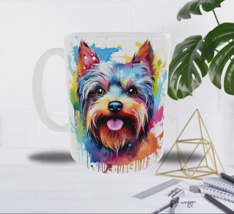 Mug Yorkshire Pop Art – Explosion de Couleurs Vibrantes