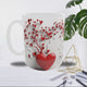Mug Saint-Valentin “Arbre de Vie” – Cœurs Rouges 3D en Sublimation
