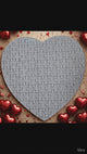 Puzzle cœur photo personnalisé – 75 pièces (19 × 19 cm)