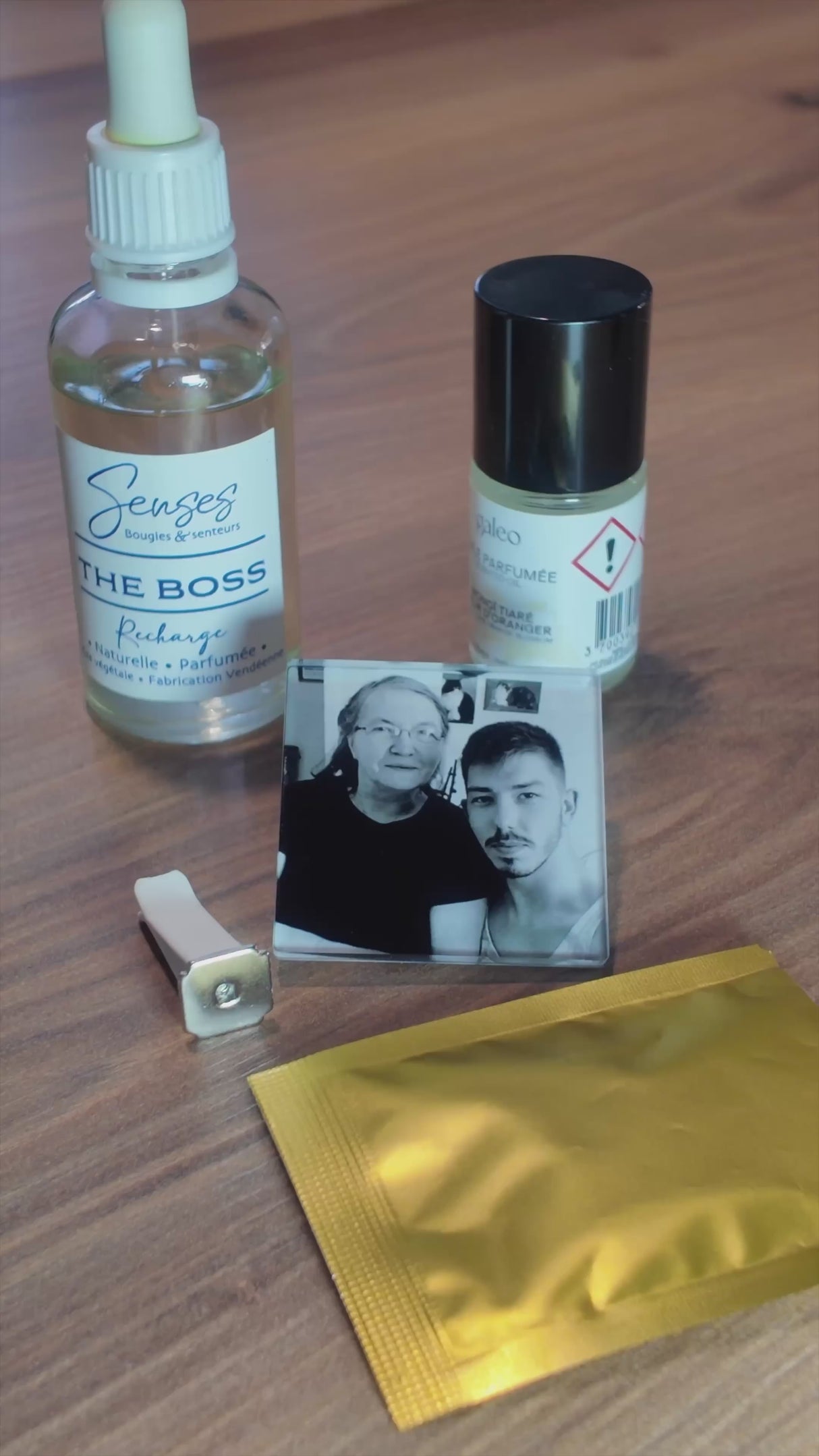 Diffuseur de Parfum Voiture Personnalisé avec Photo