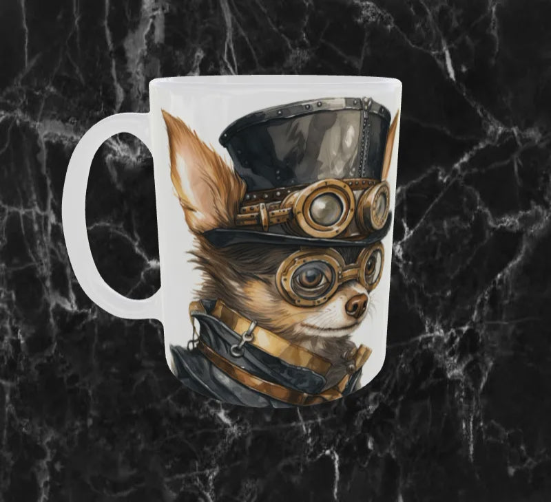 🐶 Mug “Chihuahua Biker” – Style, Fun & Attitude 🕶️