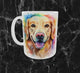 Mug Sublimation Golden Retriever – Cadeau Parfait pour Fans de Chiens 🐶🎨✨