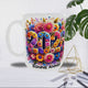 Mug “Bonne Année 2026” – Explosion Florale Colorée (Sublimation)