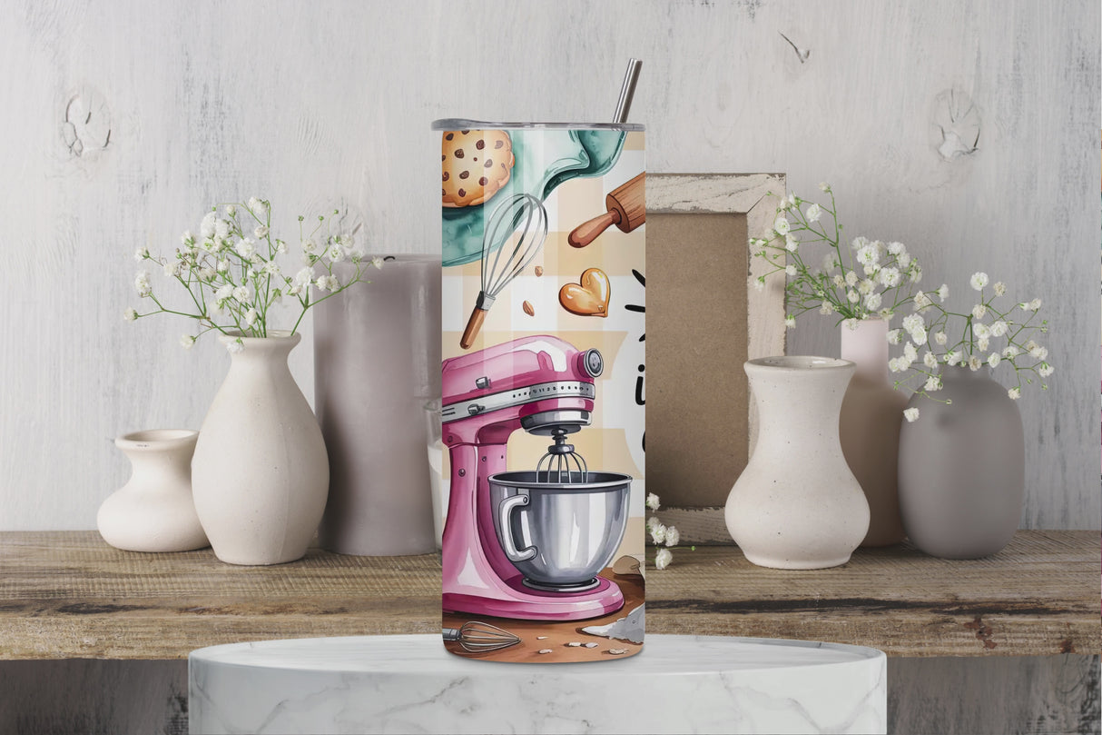 Tumbler “Life is what you Bake it” – Edition Pâtisserie (Sublimation)