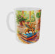 Vidéo mug lecture silence je lis rotation 360