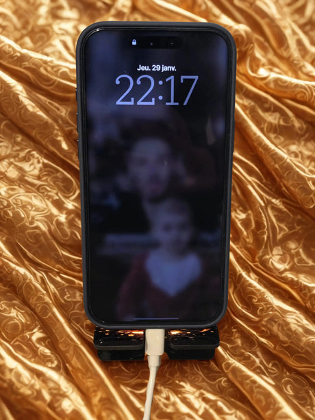 Support Téléphone Universel en Bois pour Sublimation - Passage de Câble Facilité Sublimation Store