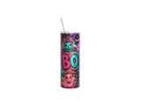 Tumbler Halloween BOO Fantômes Kawaii et Citrouilles Néon – Isotherme 20 oz Sublimation Store