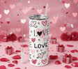 Coffret Cadeau Tumbler 20oz "Love & Hearts" – Isotherme en Inox & Accessoires Complet Sublimation Store