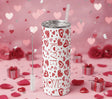 Tumbler Isotherme "Love & Hearts" – Design Artistique Cœurs Rouges – 600ml Sublimation Store