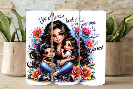 Tumbler Maman Perle – Cadeau Fête des Mères 600 ml Sublimation Store