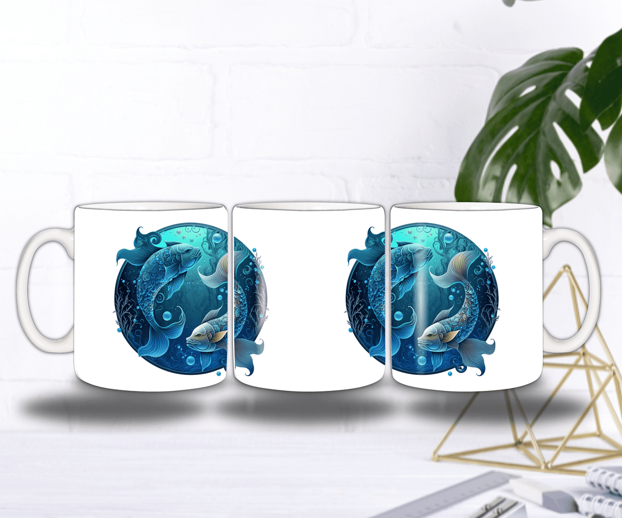 Zodiac 1 – Mug Poissons | Le Rêve des Profondeurs
